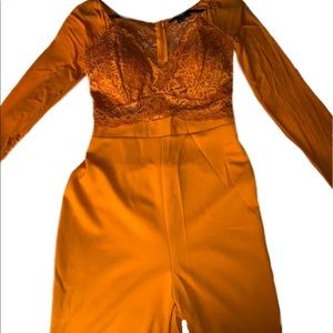 Orange Romper ! $15 !